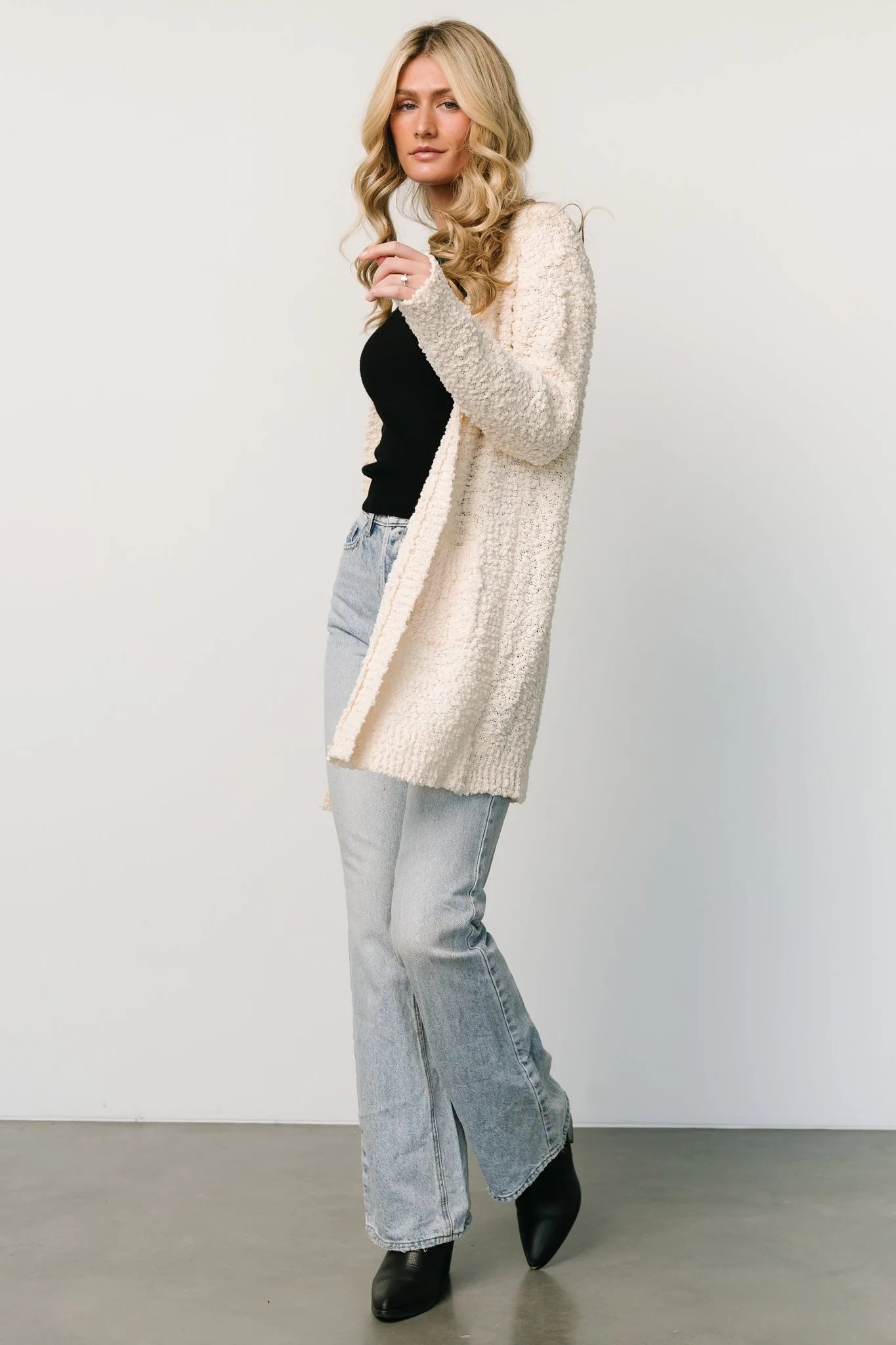 Oxford Pocket Cardigan | Cream