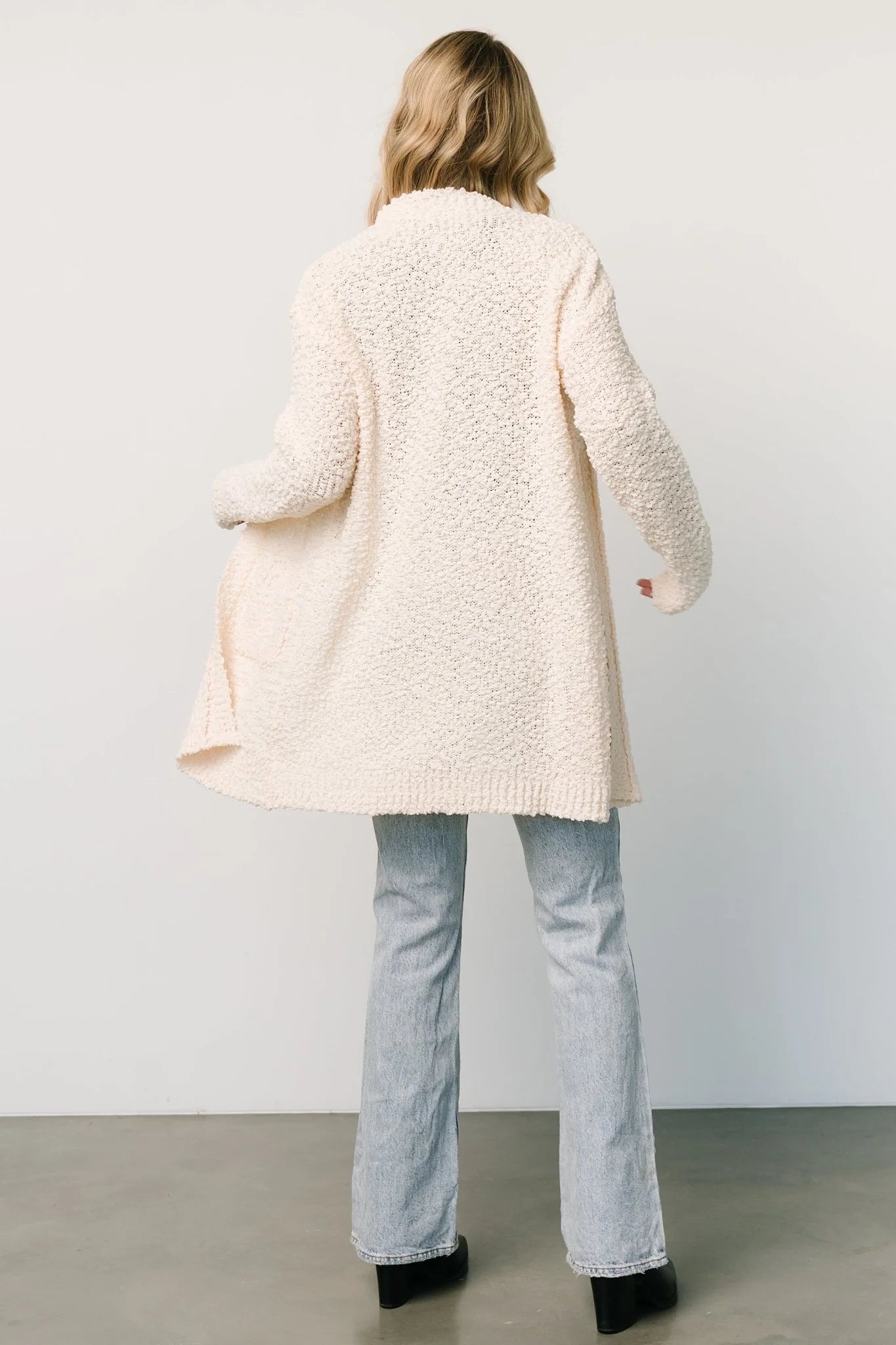 Oxford Pocket Cardigan | Cream