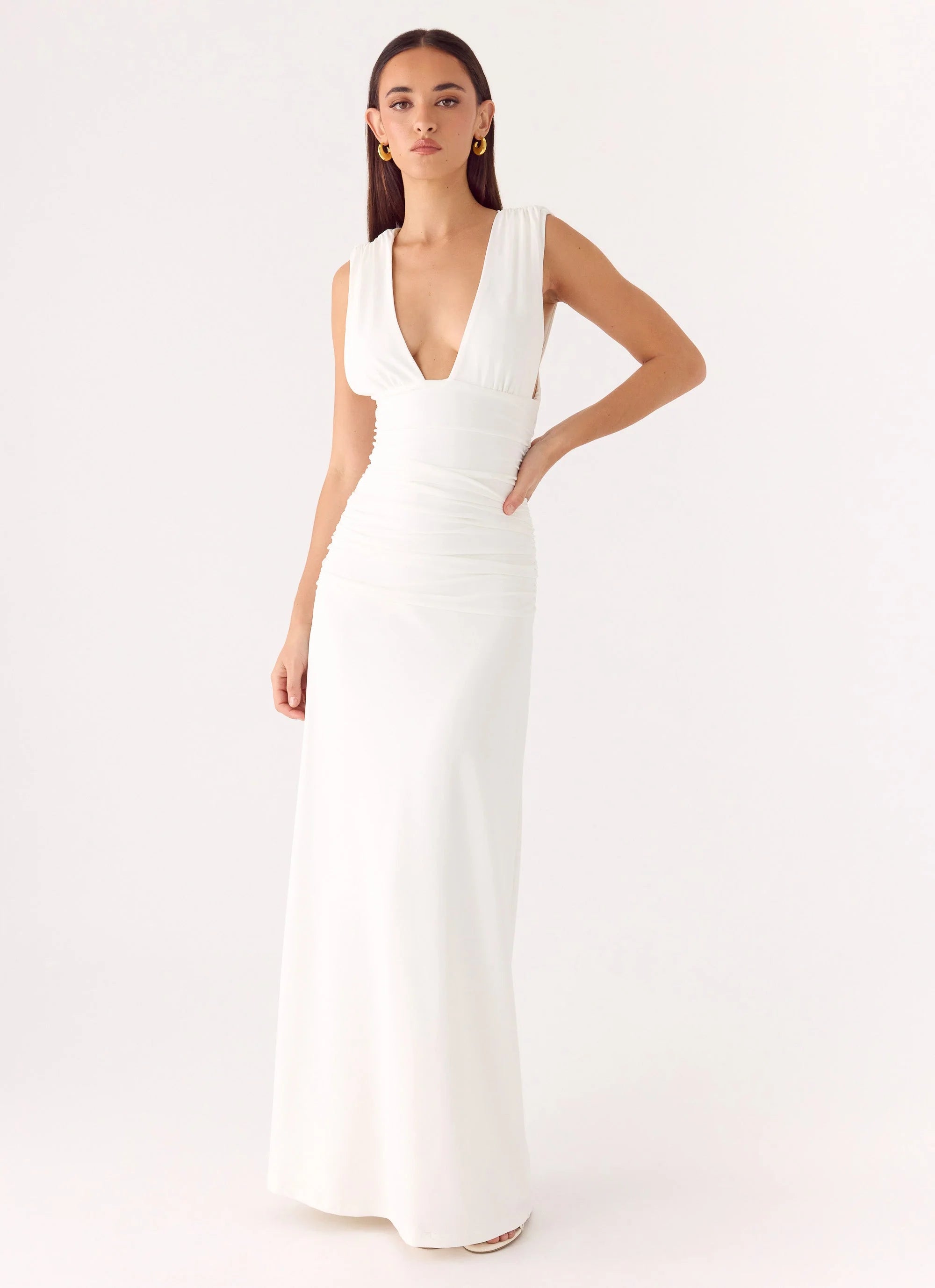 Options Maxi Dress - White